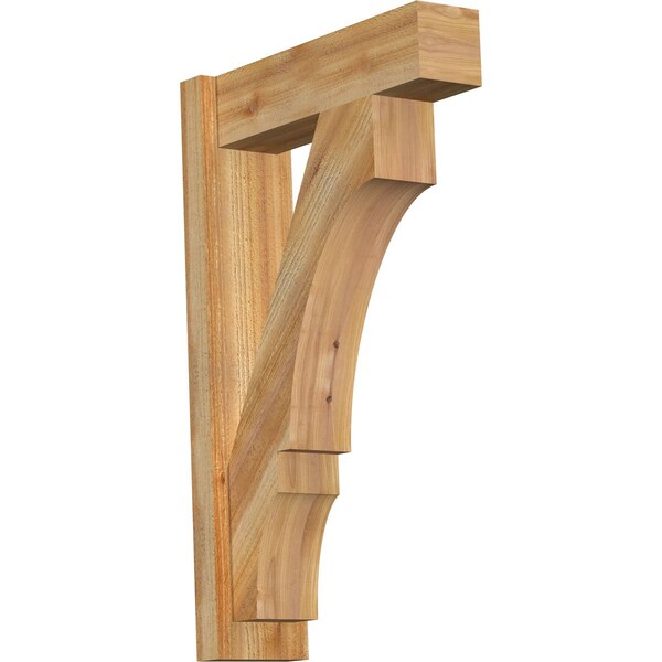 Ekena Millwork Balboa Block Rough Sawn Outlooker, Western Red Cedar, 6"W x 20"D x 32"H OUT06X20X32BOA05RWR - main